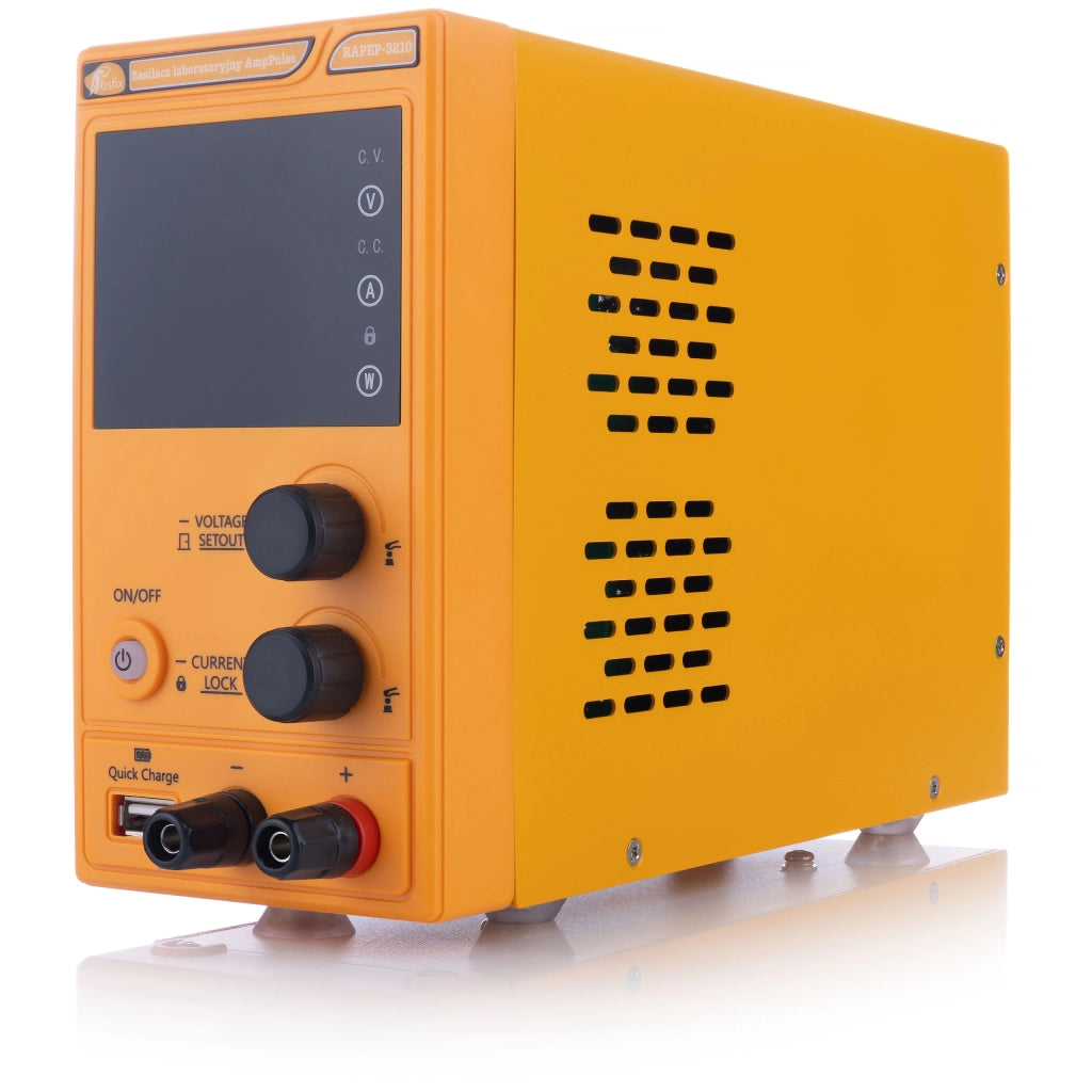 Zasilatore da Laboratorio AmpPulse RAPEP-3210 32V 10A – Precisione Elevata, Display Chiaro | Protezione ROSFIX