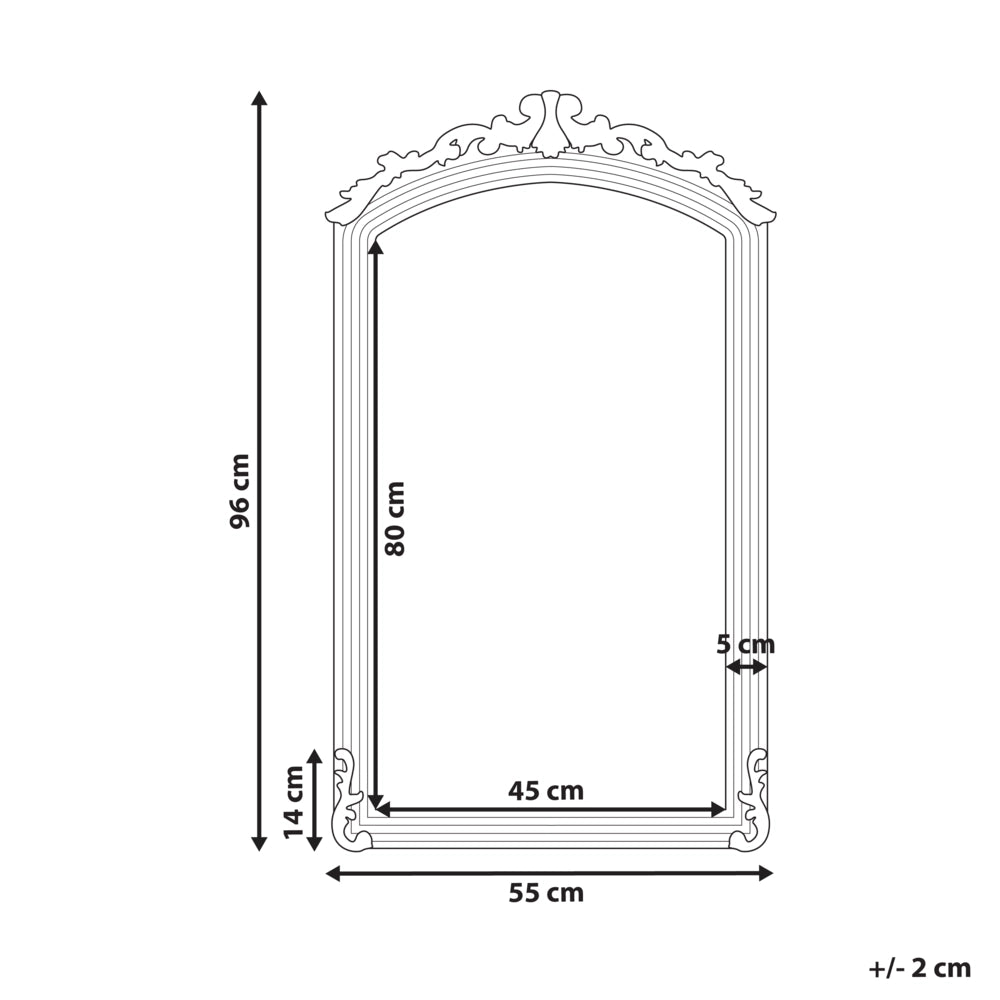 Specchio da parete in metallo dorato Grande specchio da appendere Camera da letto Soggiorno Corridoio Stile tradizionale