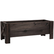 Vaso per Piante in Legno Massello ¨C Minimal ¨C 100x36x36 cm