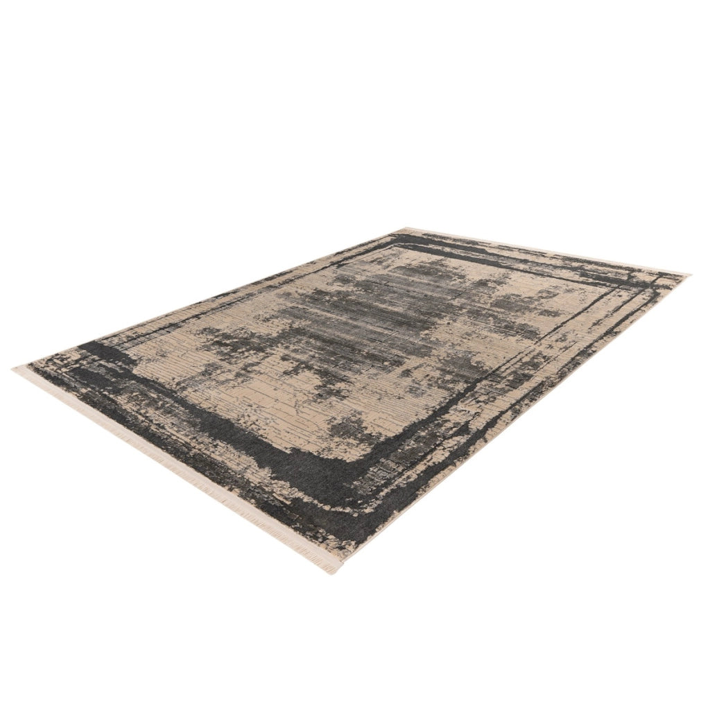 Tappeto Vintage Adeon 200 in Grigio e Antracite