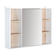 Armadio con specchio ¨C zephmum ¨C bianco, MDF, 60x14.5x49.4 cm
