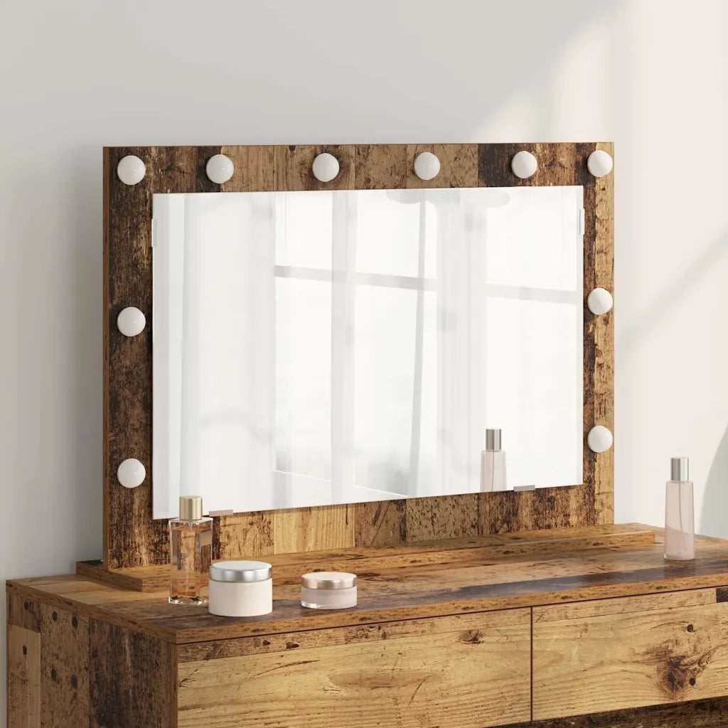 Specchio da Vanit¨¤-Specchio da Trucco Legno vecchio 80 x 55 x 18 cm