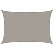 Vela Parasole | Telo Ombra | Vela da ombra 160 g/m2 Rettangolare Grigio Chiaro 2x3 m in HDPE