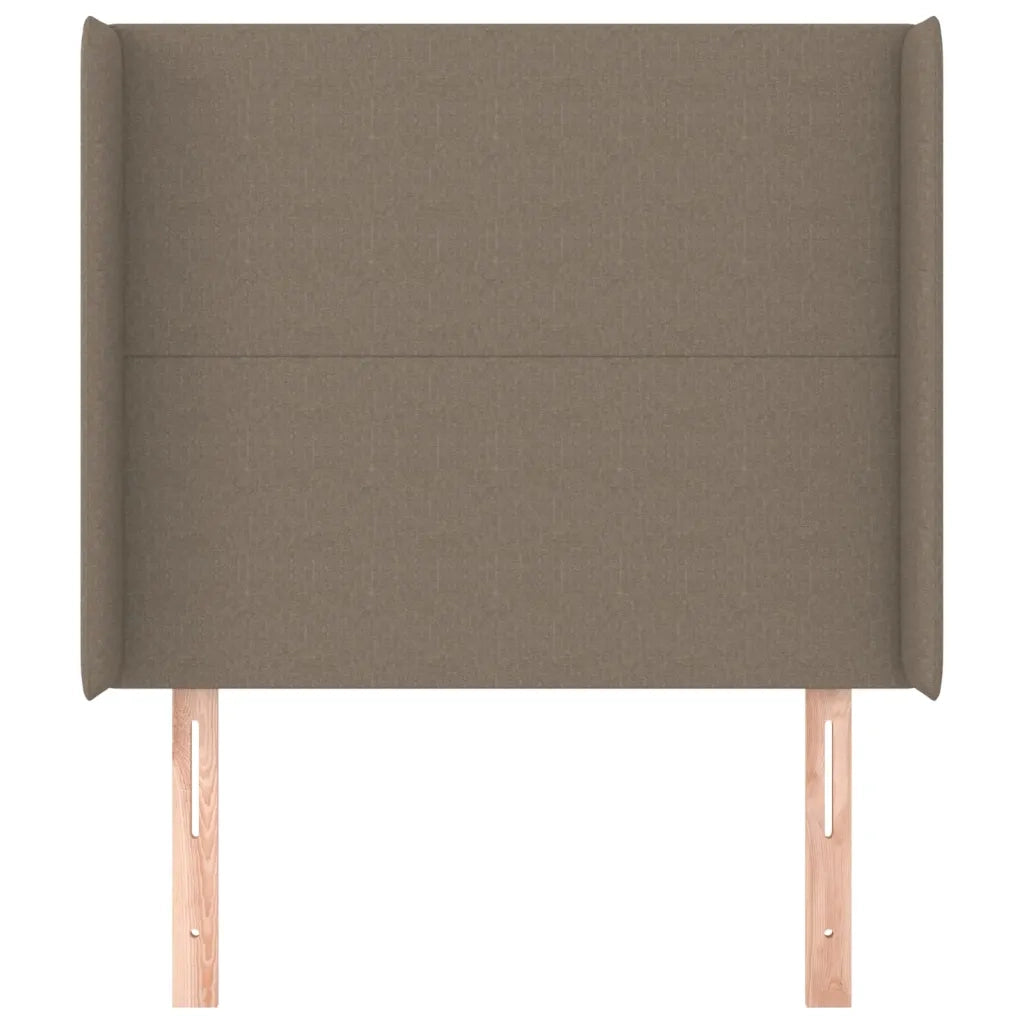 Testiera ad Orecchio Tortora 93x16x118/128 cm in Tessuto 3119286