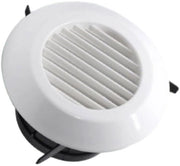 Ventilatore Rond in ABS - Montaggio a Parete o Plafondo - Compatta e Solida - Pannello Bianco - Facile da Pulire - Ventilatore Rond con Reticolo