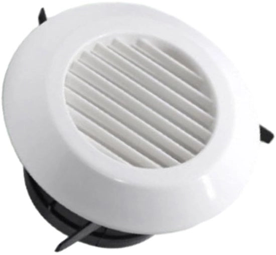 Ventilatore Rond in ABS - Montaggio a Parete o Plafondo - Compatta e Solida - Pannello Bianco - Facile da Pulire - Ventilatore Rond con Reticolo