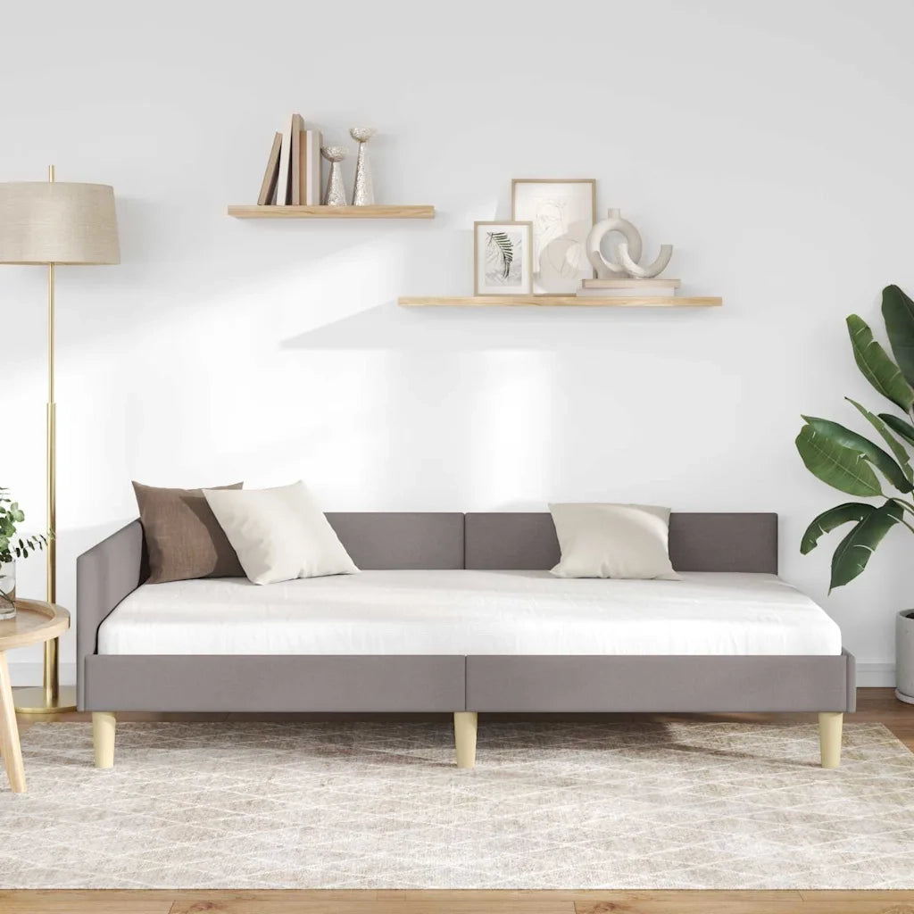 Cornice del letto ad angolo Talpa 100 x 200 cm Tessuto 42016130
