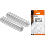 GRANO PUNTA CONICA INOX A2 SELF WORKIT - M 6X6 CF=PZ 32- 5 confezioni