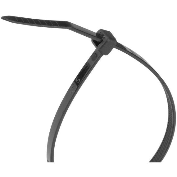 Fascette nere in nylon 2,5x150 100pz