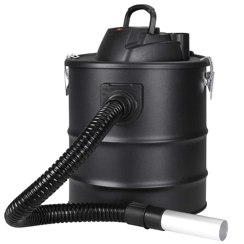 Trade Shop - Bidone Aspiracenere Elettrico 1000w Aspirapolvere Aspira Cenere Stufa Pellet 18l -