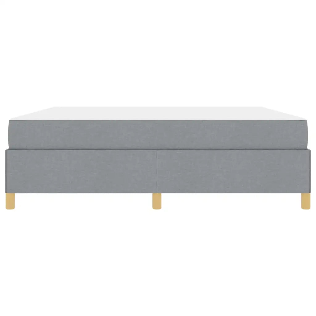 Struttura del letto Grigio chiaro 180 x 200 cm Tessuto