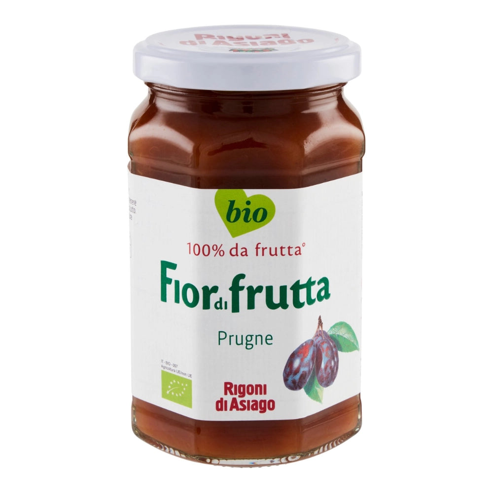 Rigoni di asiago fiordifrutta bio prugne marmellata in vasetto da 250 grammi