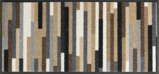 Tessuto a Strisce naturale - 35 x 75 cm