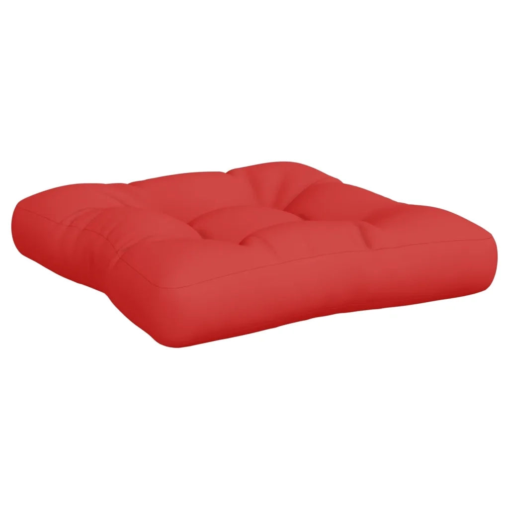 Cuscini per Pallet 3 pz Rossi in Tessuto 360862