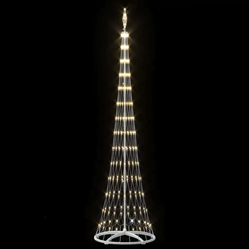 Albero di Natale LED con 290 LED Bianco caldo 250 cm Metallo 42018775