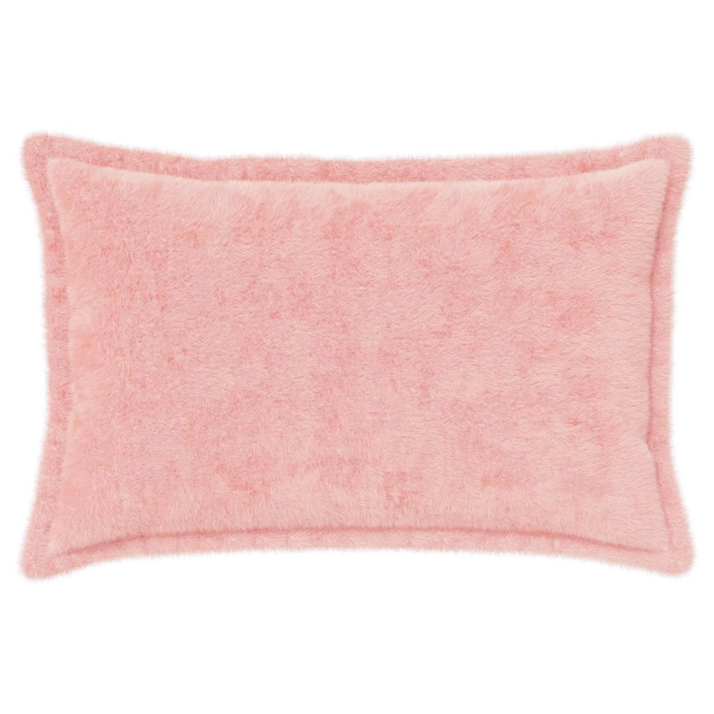 Federa 2 pz HOUTEN Rosa 50 x 75 cm Pelliccia di Coniglio Finta 919993