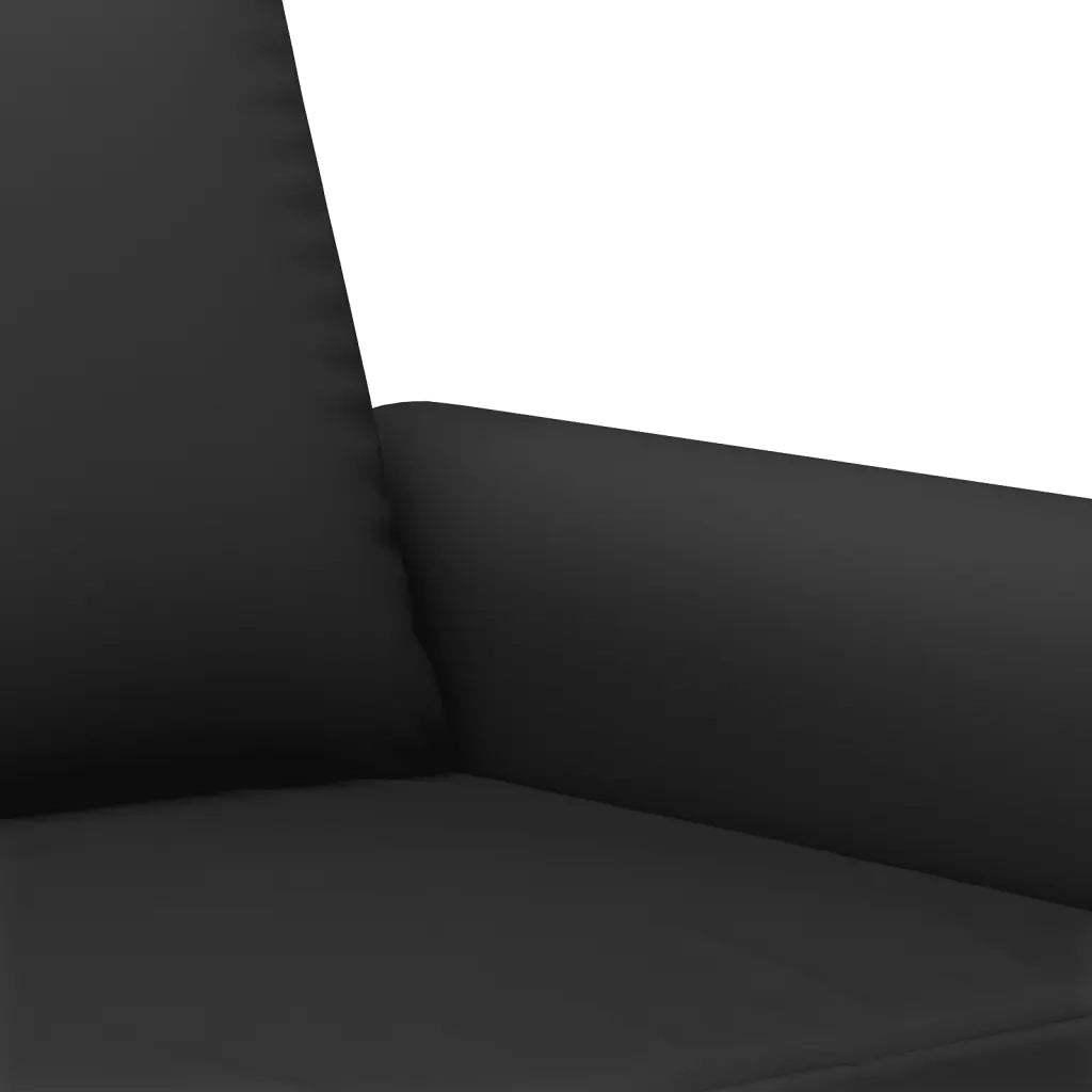 Set di Divani 2 pz con Cuscini Nero in Velluto 3202275