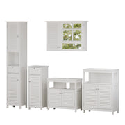 Vicco Set di mobili da bagno Bianco 5 parti