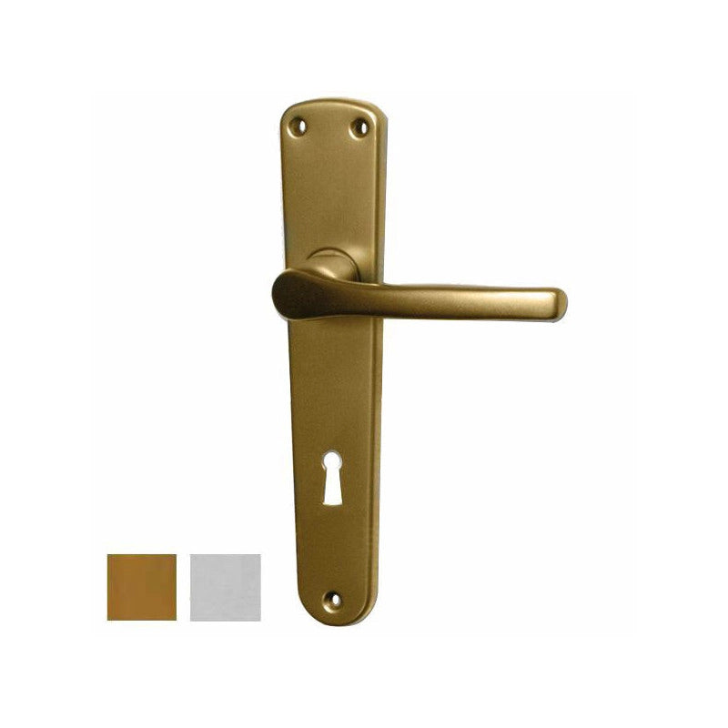 Maniglia Gabry All Arg Placca 8X90