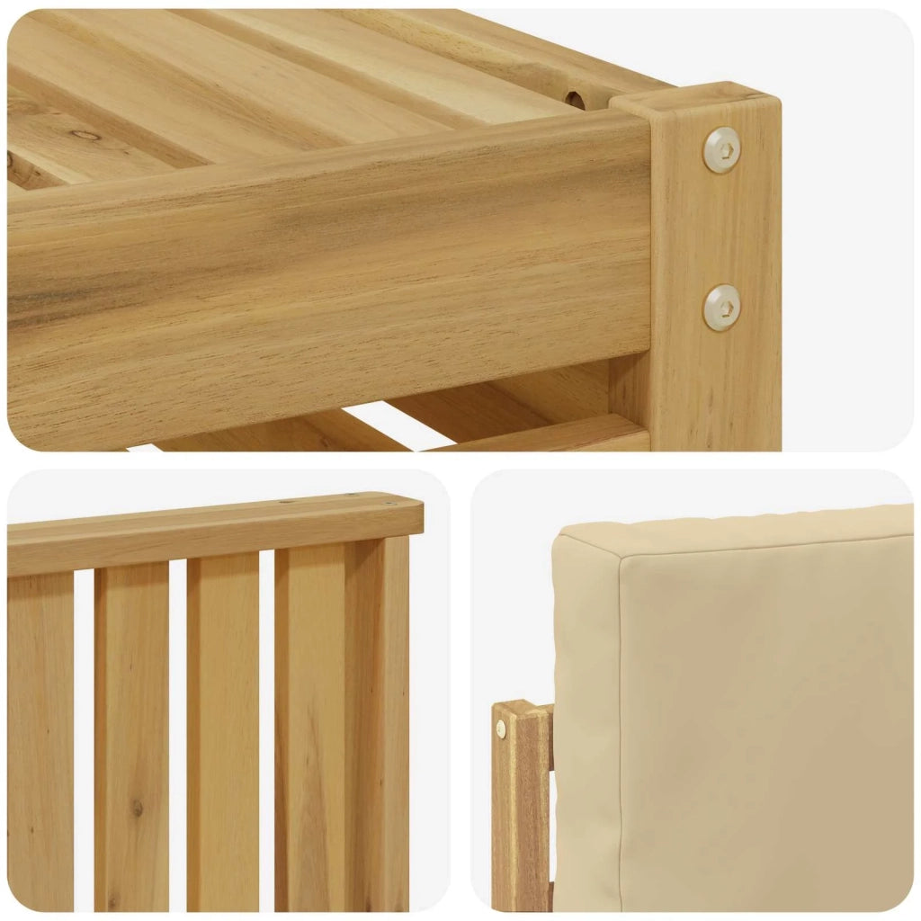 Set divani Legno di Acacia Massello 3392353