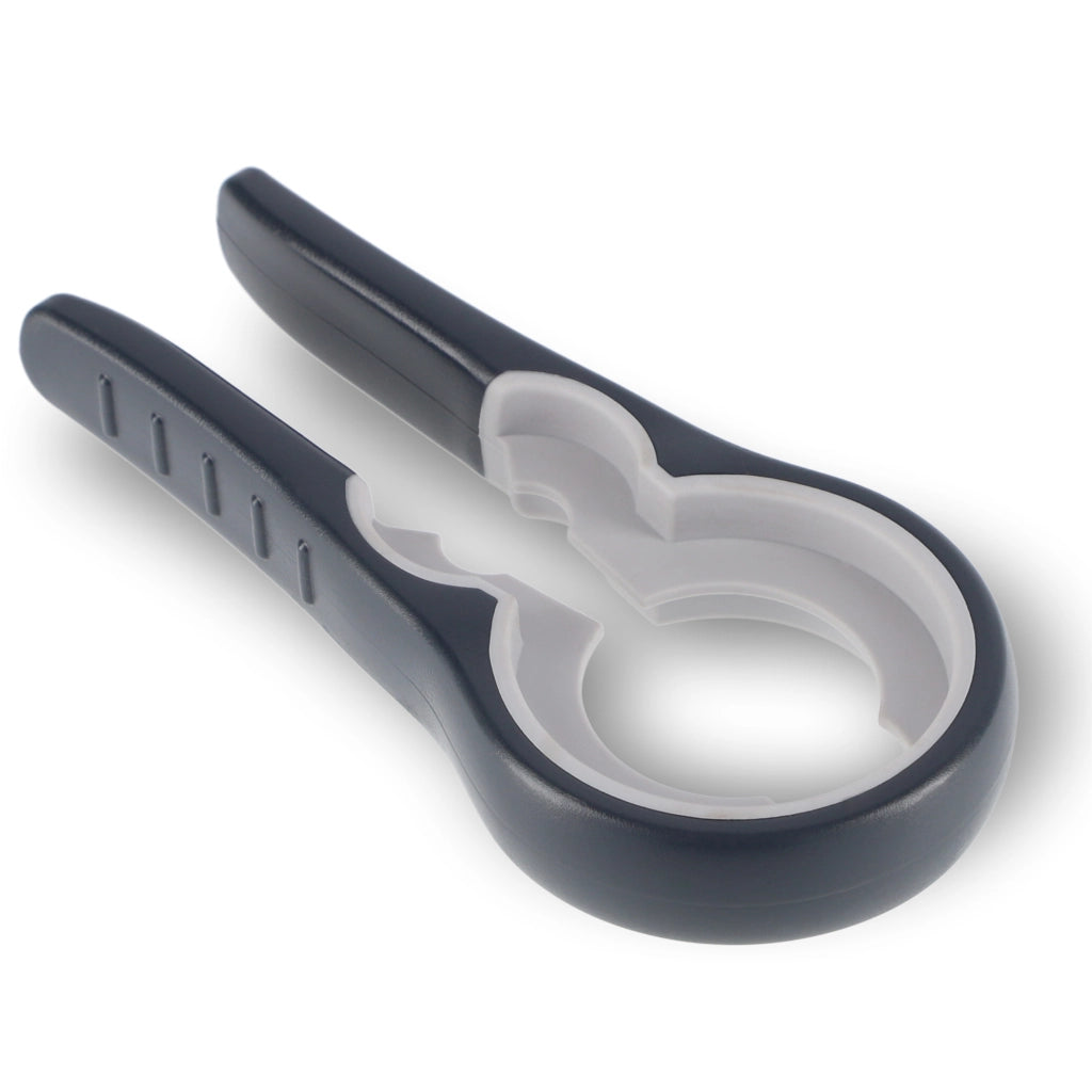 Apribottiglie KADAX per barattoli, bottiglie, tappi, lattine, universale, solido