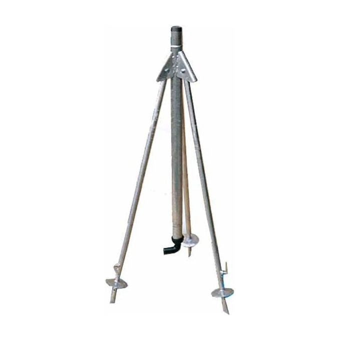Valla M11745 Supporto Irrigatori 1''1-4 Attacco Filettato Ingresso Portagomma Nylon Curvo Altezza Regolabile colore Nero