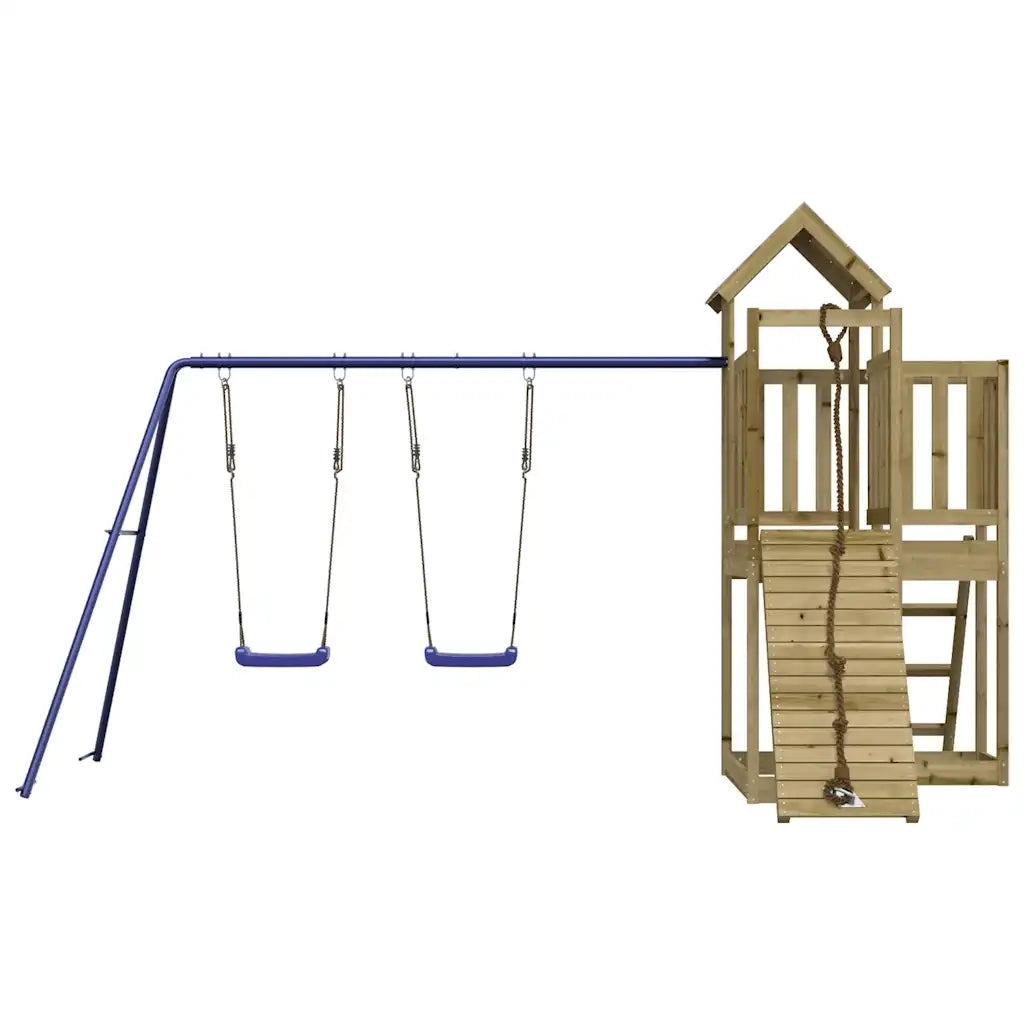 Set da Gioco da Esterno in Legno di Pino Impregnato 3155839