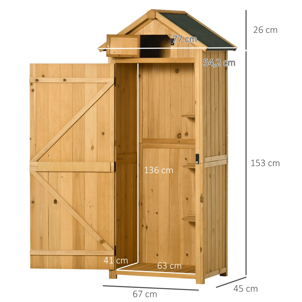 Casetta da giardino in legno ¨C Minimal ¨C 77x54,2x179cm