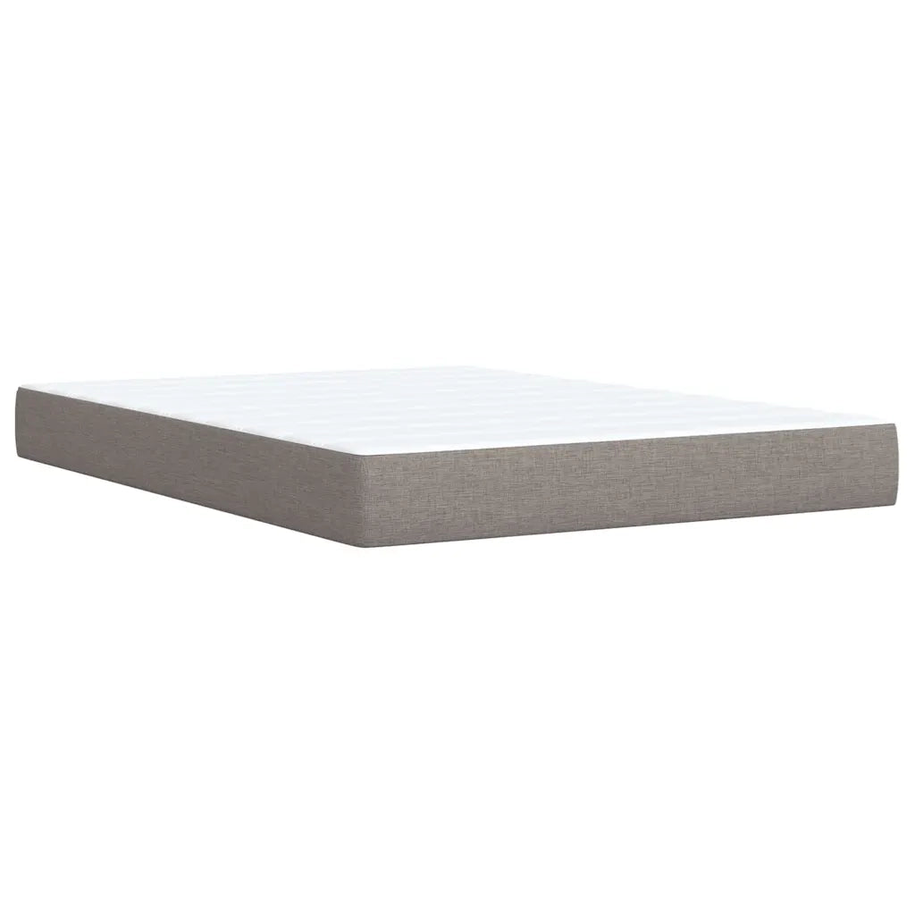 Giroletto a Molle con Materasso Tortora 160x200 cm in Tessuto 3289430