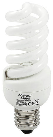 10pz lampada risparmio ener. spirale e14  luce calda 11 w cod:ferx.vit31353