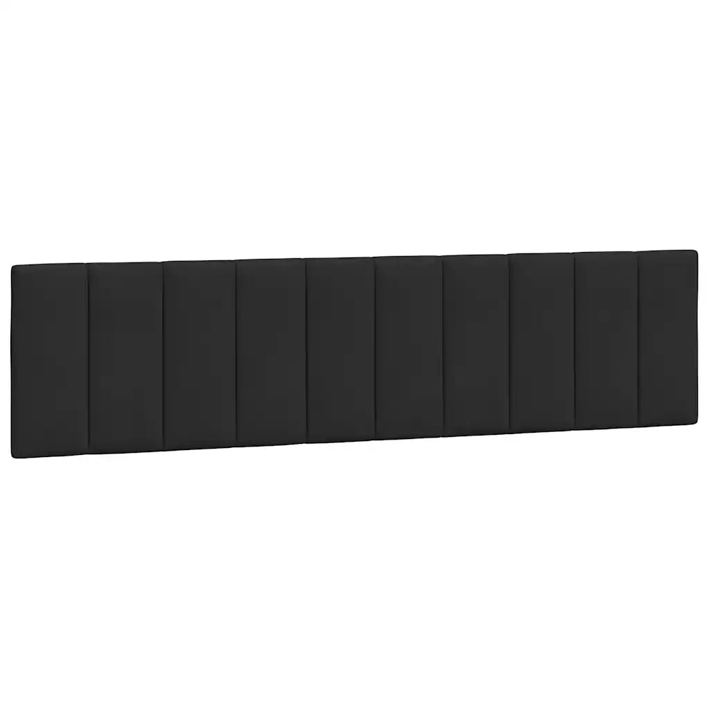 Cuscino Testiera-Cuscino per Testiera Hanko Nero 200 cm in Velluto