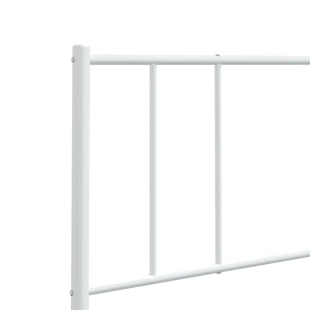 Testiera in Metallo-Testiera in Ferro-Testata Bianco 120 cm 146879
