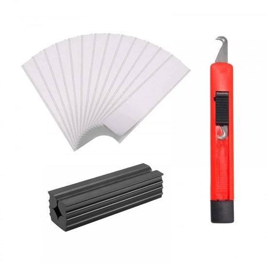 Set di attrezzi da golf 13 strisce - forbice a lama dura - piastra di gomma - materiale resistente e duraturo - manico ergonomico - dimensioni forbice 15 x 3 cm - attrezzo da golf