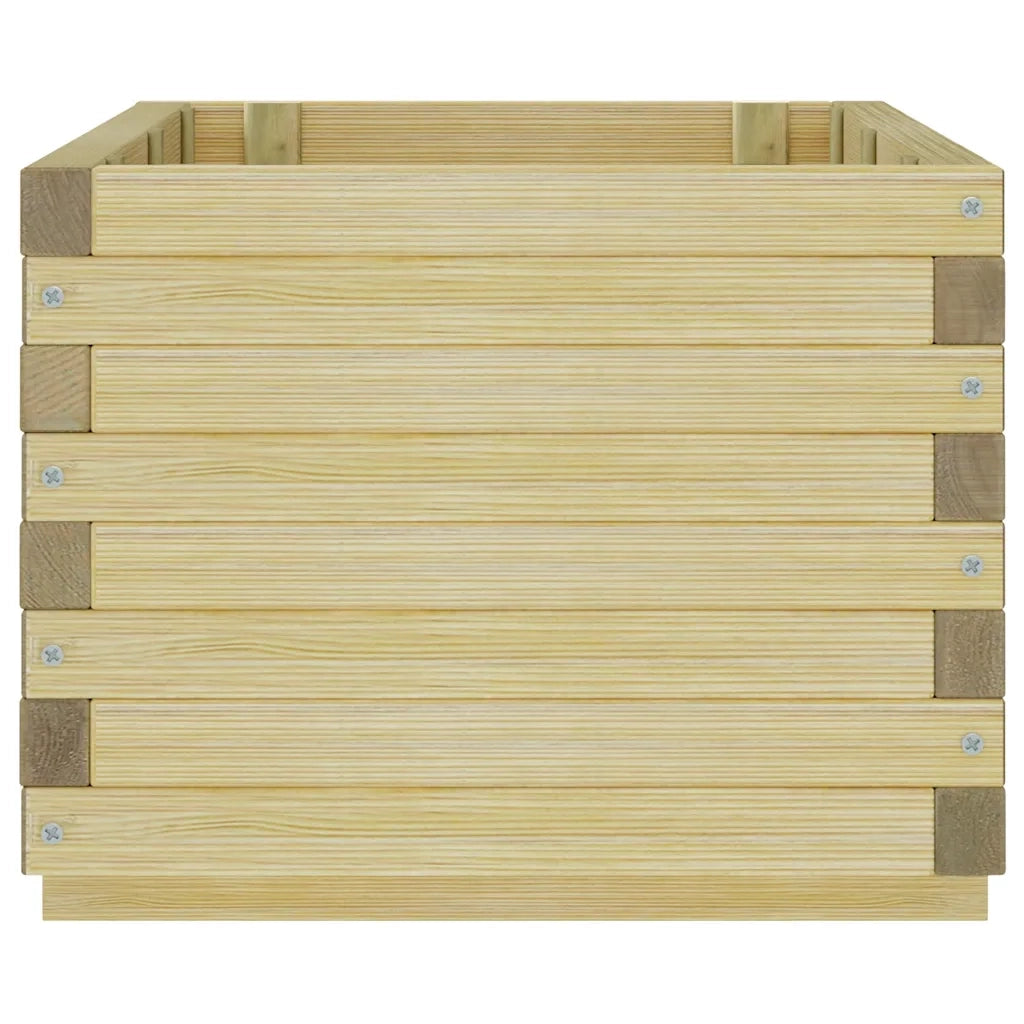 Fioriere | Cassetta per fiori | Letto Rialzato 100x50x40 cm in Legno Rettangolare