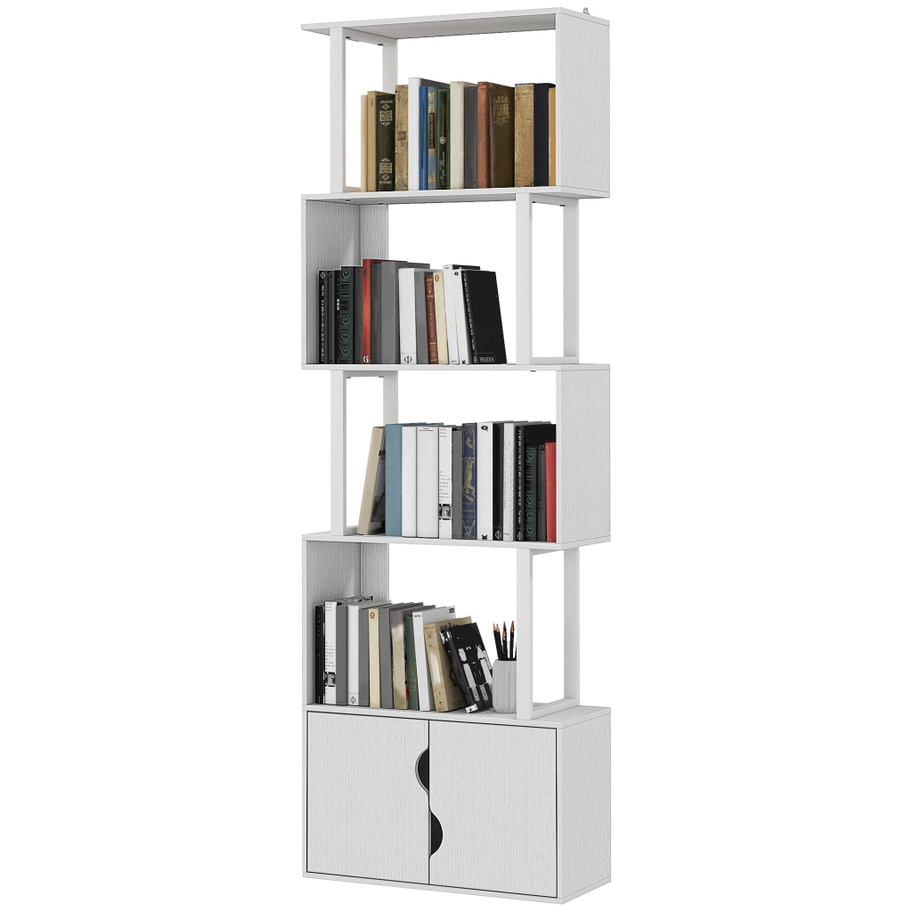 Libreria 5 Livelli S ¨C zephmum ¨C Bianco 60x24x179