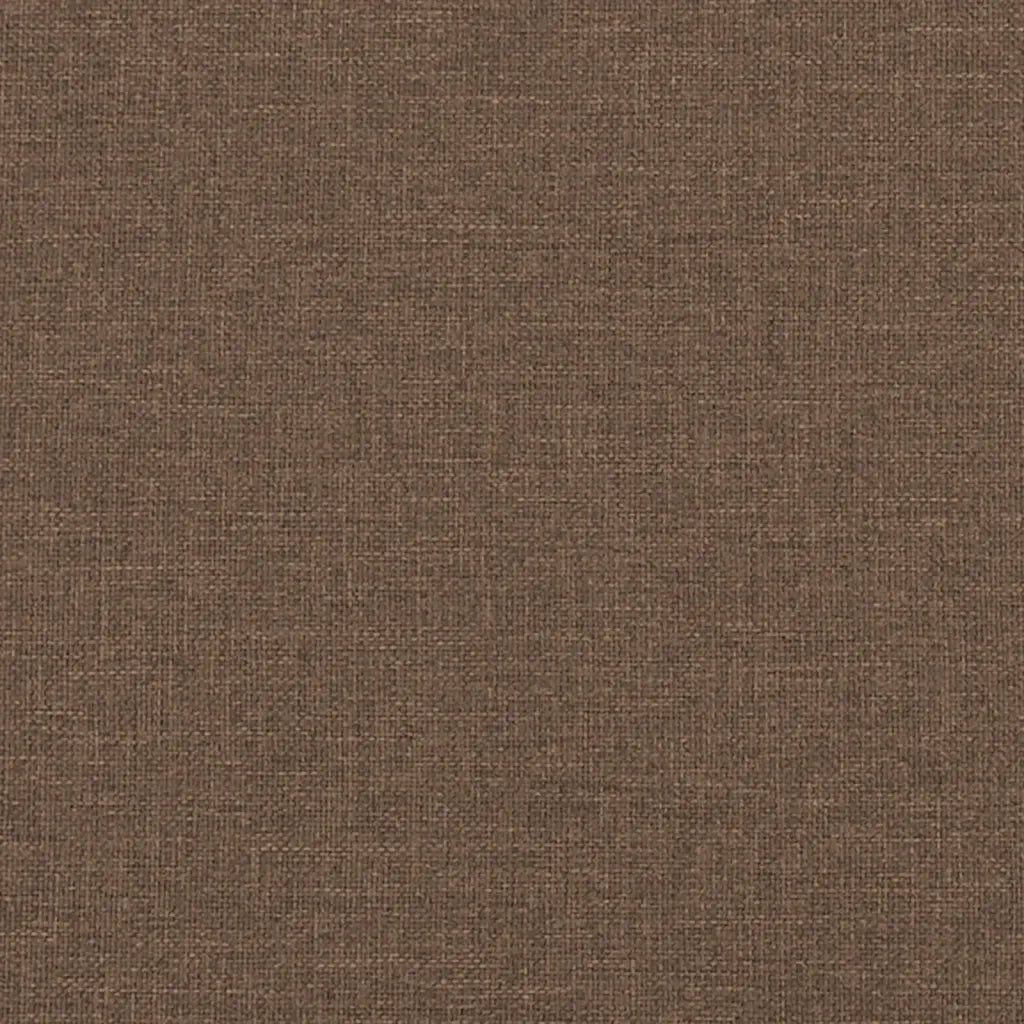 Divano a 2 Posti con Cuscini-Sofa 2 Posti con Cuscini Marrone 120 cm in Tessuto 986368