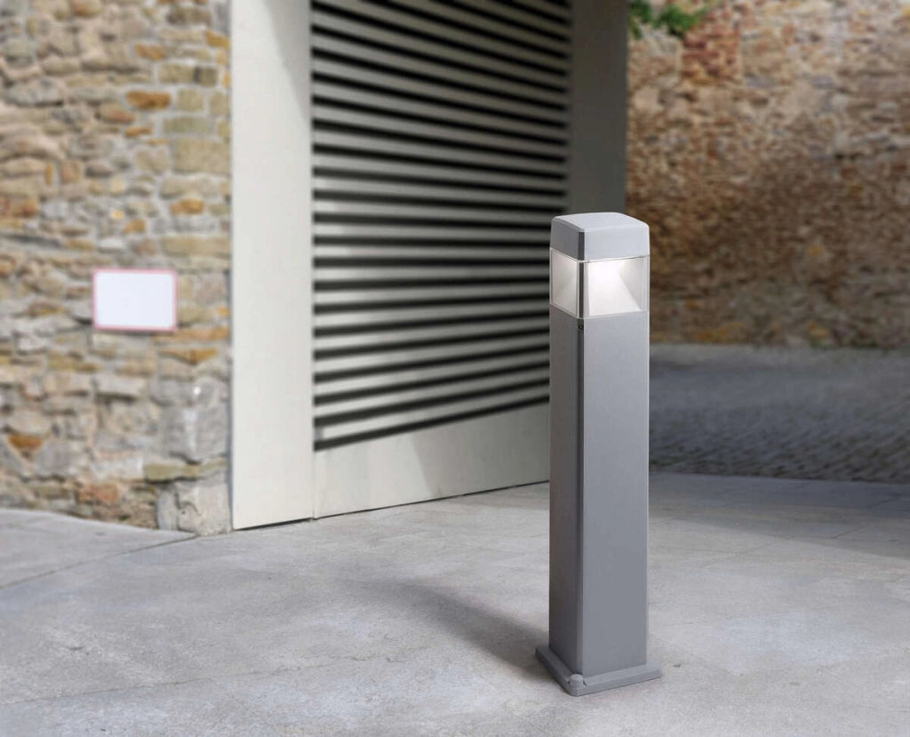 LODI PALO 80 CM 1 LUCE GRIGIO IP55 ATTACCO GX53 LED 10W LAMPADINA INCLUSA