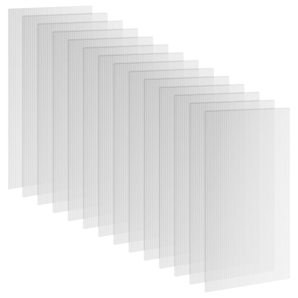 Pannello Policarbonato Alveolare 4mm ¨C Xylo ¨C Protezione UV, 121x61 cm, Personalizzabile