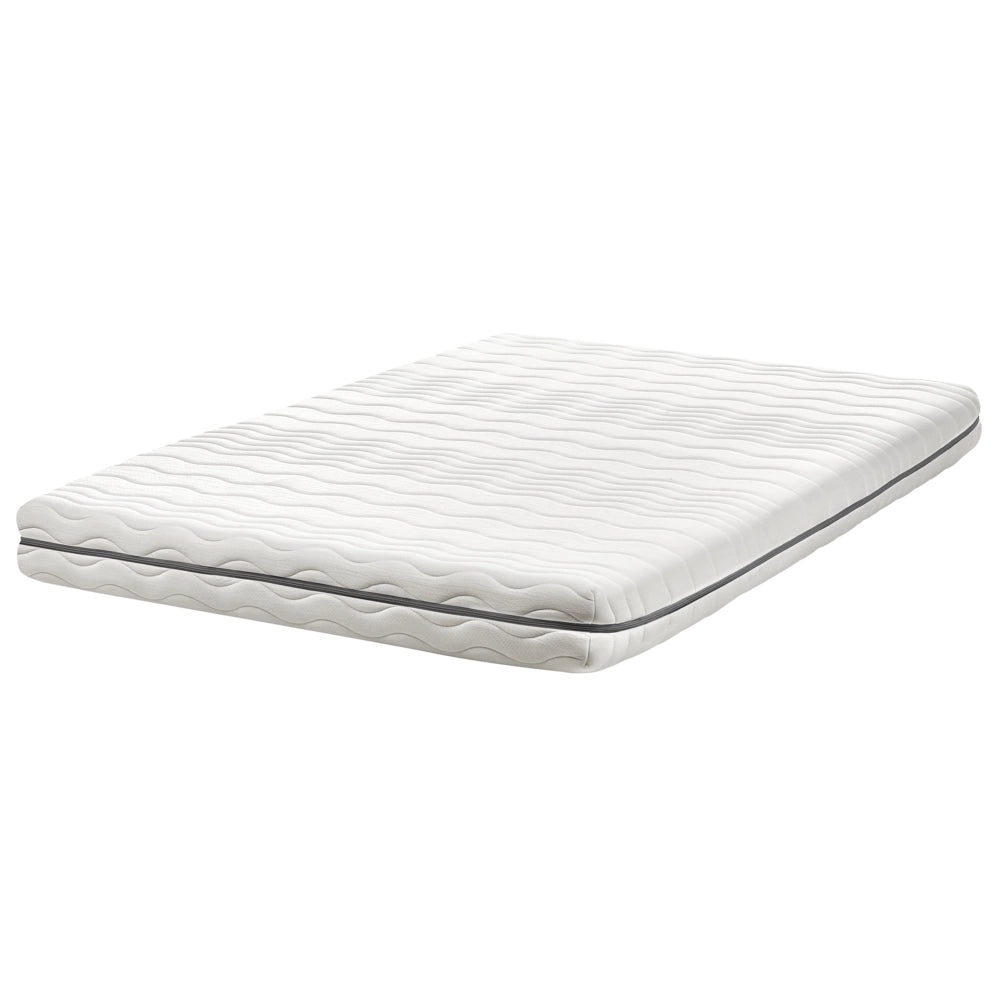 Materasso in Memory Foam bianco con tessuto grigio EU misura singola 140 x 200 cm Medio