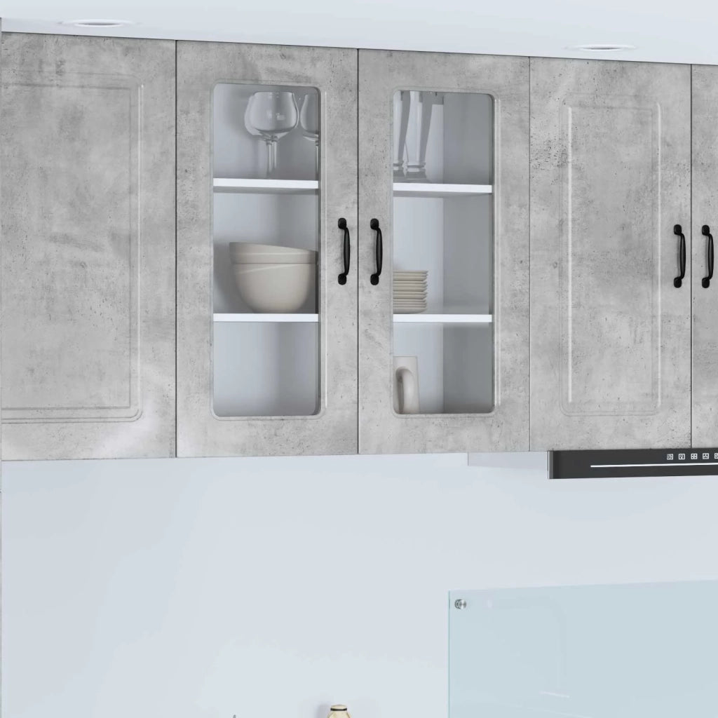 Pannello lavastoviglie Kalmar Grigio cemento 80 x 31 x 80 cm 884717