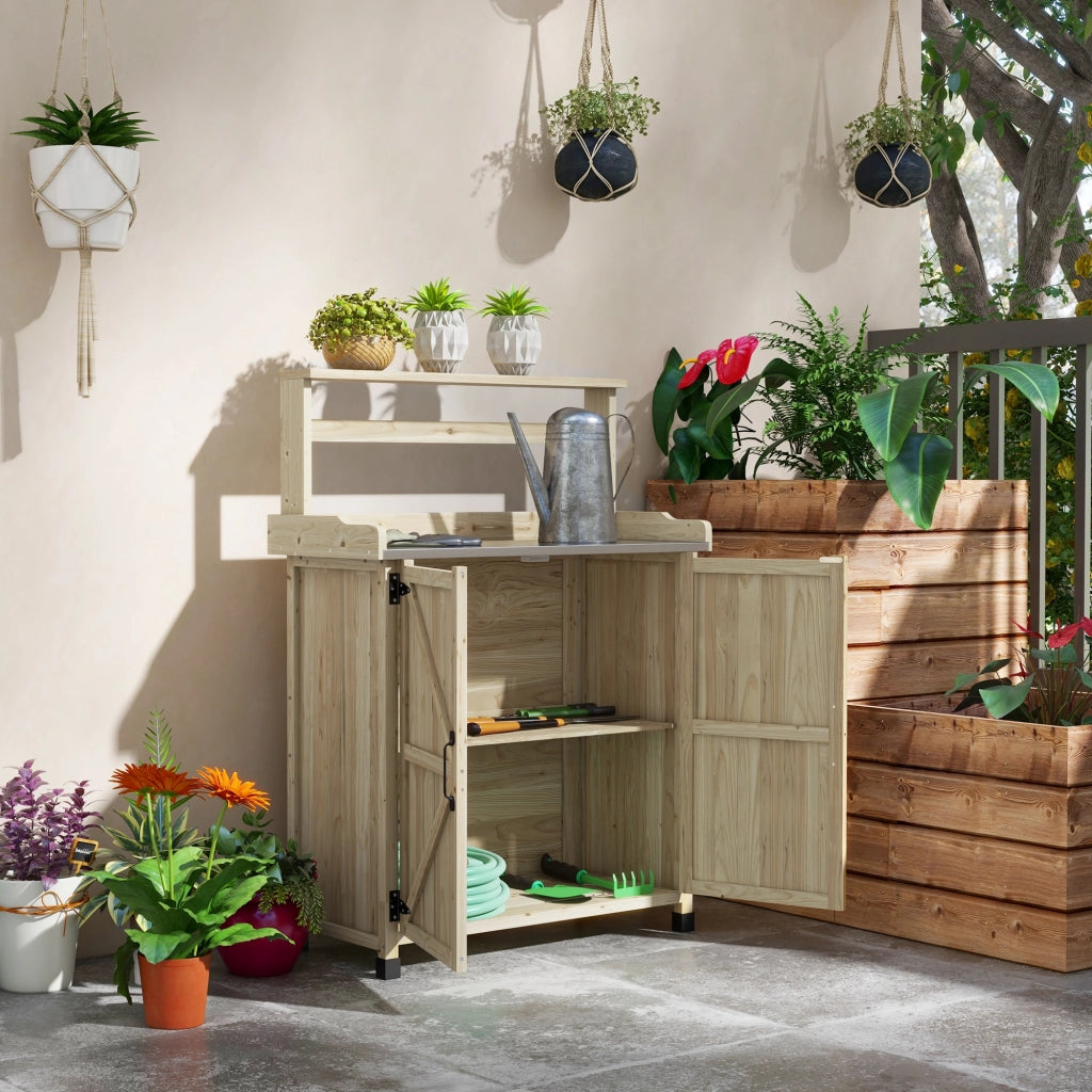 Tavolo da lavoro ¨C Minimal ¨C 90.5x41x124.5 cm legno naturale