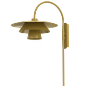 Applique Plato 1 luce senape metallo E27 Luminex