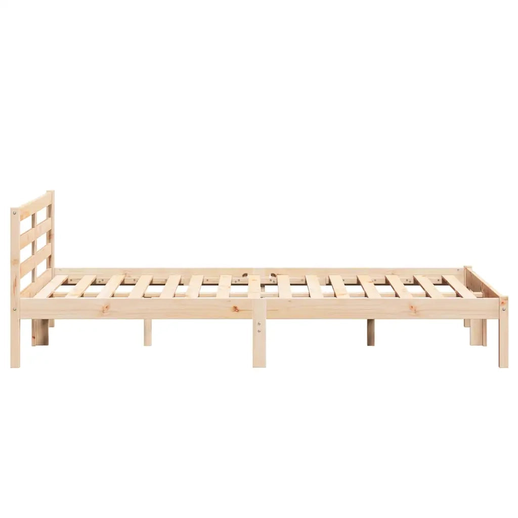 Letto matrimoniale | Letto per adulti | Struttura del letto Marrone 225,5 x 165,5 x 69,5 cm