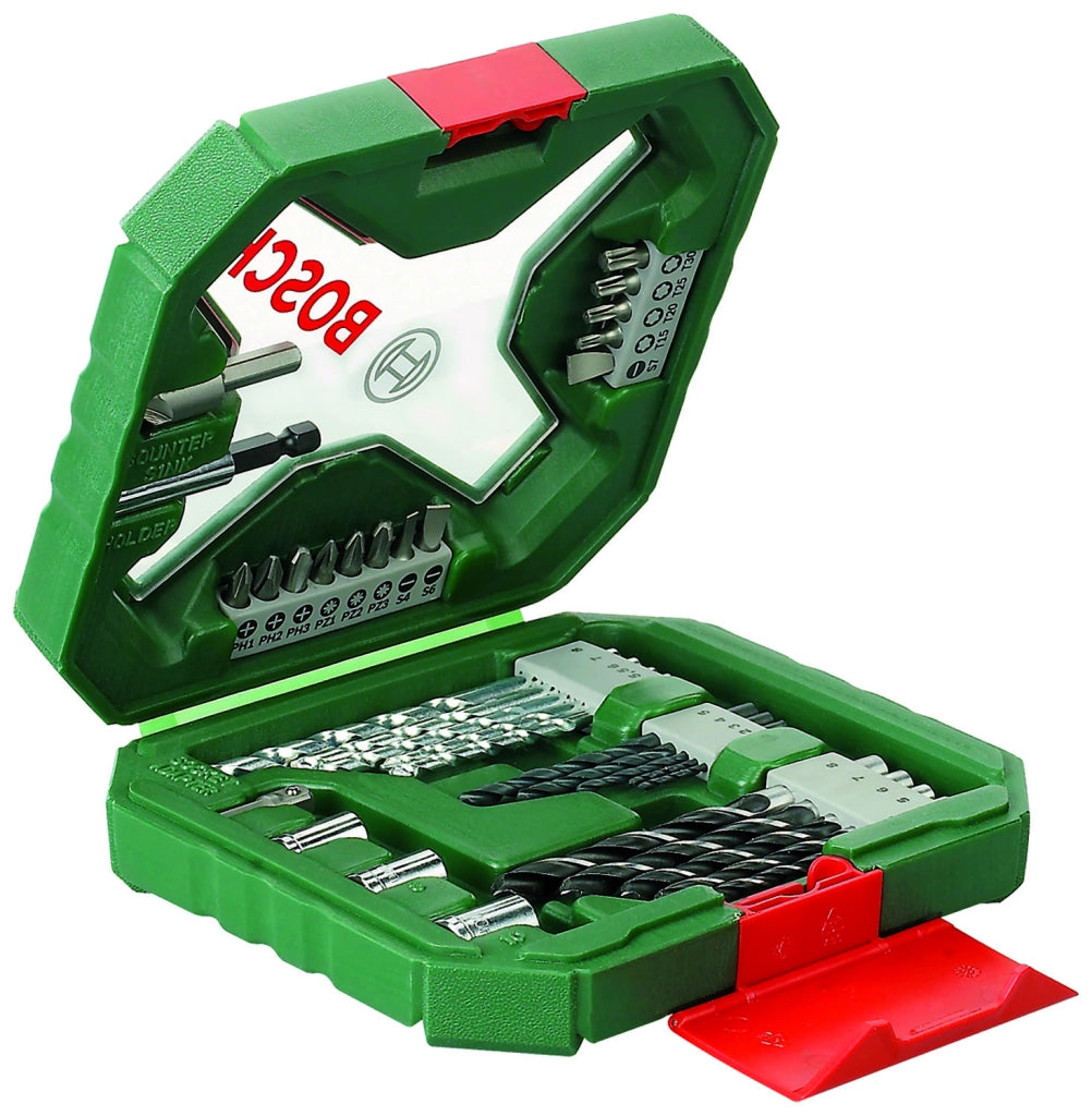 VALIGETTA SET CON ACCESSORI PER FORATURA E AVVITATURA BOSCH 34 PEZZI 2607010608