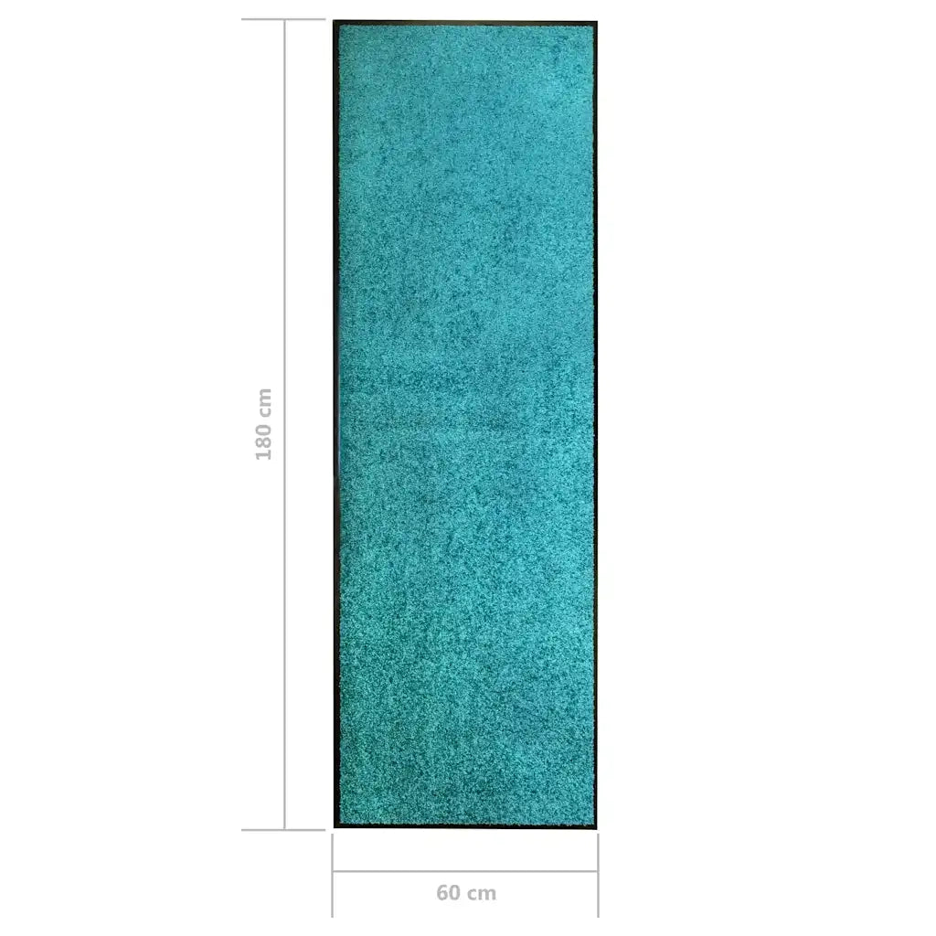 Zerbino | Tappetino Lavabile Ciano 60x180 cm