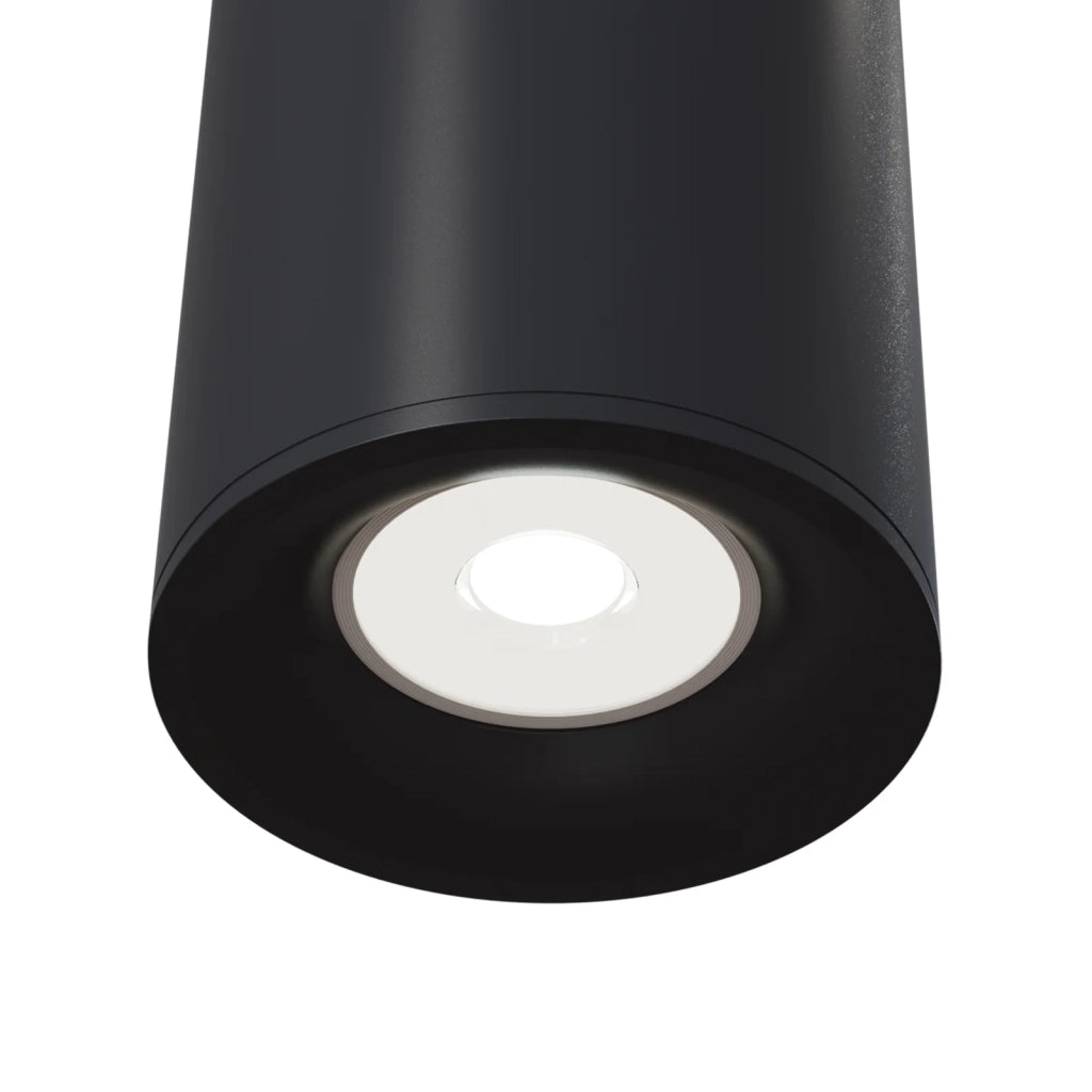 Maytoni Lampada da soffitto Slim 1 luce GU10 nero alluminio