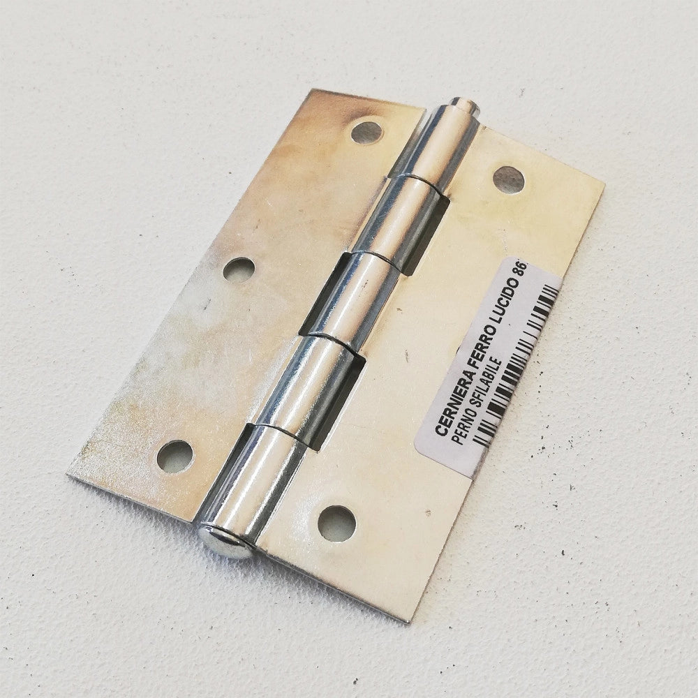 Cerniera in acciaio zincato h 75 x l 50 mm - tipo pesante