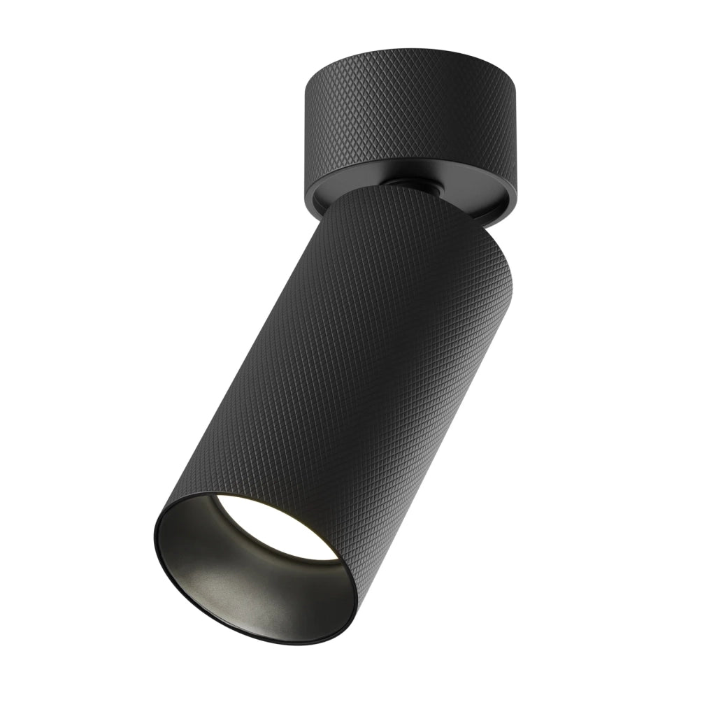 Maytoni Lampada da soffitto moderna Artisan 1 luce GU10 nero alluminio