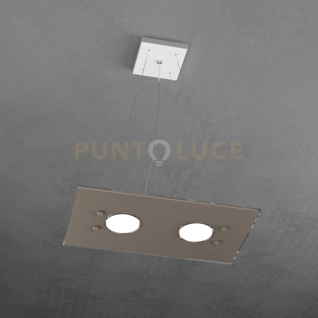 PATH SOSPENSIONE 2+1 LUCI BIEMISSIONE TORTORA SCURO 1141-S2 R+1-TS