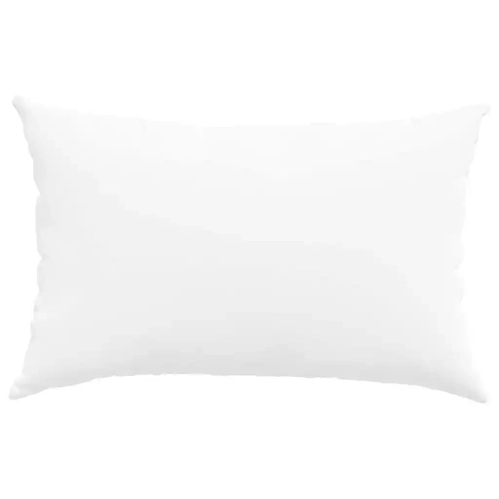 Cuscini da Divano 2 pz-Set di 2 Cuscini per Sofa Bianco 60 x 40 cm Tessuto